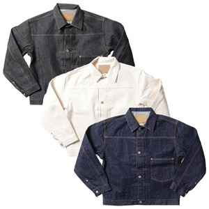 【予約販売】【2025秋冬新作】【HOUSTON】WWII SELVEDGE TRUCKER JACKET