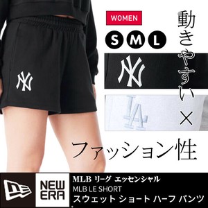 ニューエラ レディース NEW ERA ロサンゼルス ドジャース ヤンキース ハーフパンツ ズボン ボトムス S M L