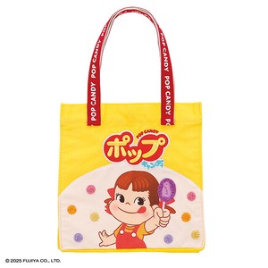 Peko&Poko ペコちゃん ペコとポップキャンディ スクエアバッグ　トートバッグ　手提げバッグ