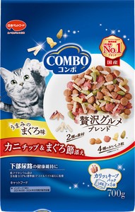 [日本ペットフード]コンボキャット鮪味カニチップ鮪節700g
