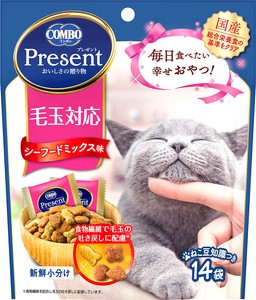 [日本ペットフード]コンボプレゼントキャットおやつ毛玉対応42g