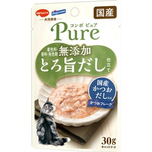 [日本ペットフード]コンボピュアキャットパウチかつお･国産かつおだし入り30g