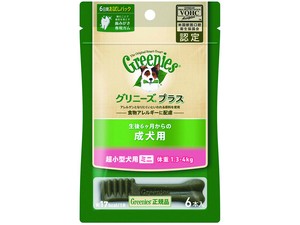 [マース]グリニーズプラス成犬用超小型犬用ミニ1.3-4kg6本入