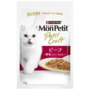 [ネスレ日本]モンプチプチクラフトビーフ野菜入りソース仕立て40g