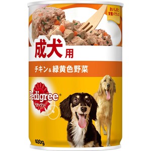 [マースジャパンリミテッド]ペディグリー成犬用チキン&緑黄色野菜400g
