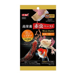 [ジェックス]ワイルドペースト赤虫+ミズアブ10袋