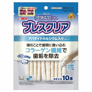 [マルカン]ゴン太の歯磨き専用ガムブレスクリアアパタイトカルシウム入りS10本
