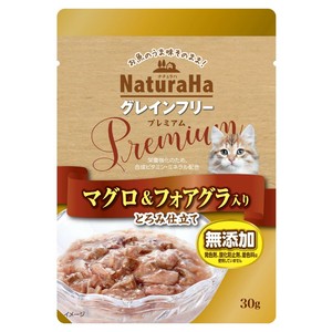 [マルカン]ナチュラハグレインフリーPremiumまぐろ&フォアグラ入りとろみ仕立て30g