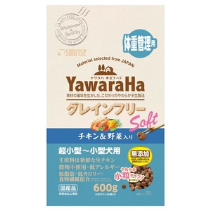 [マルカン]ヤワラハグレインフリーソフトチキン&野菜入り体重管理用600g
