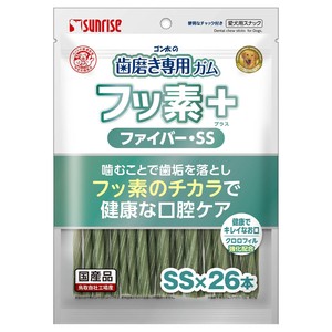[マルカン]ゴン太の歯磨き専用ガムフッ素プラスファイバーSSサイズクロロフィル入り26本
