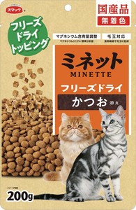 [スマック]ミネットフリーズドライスタンドパックかつお添え200g