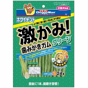[ドギーマンハヤシ食品営業部]激かみ!歯みがきガムグリーンST S24本
