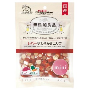 [ドギーマンハヤシ食品営業部]ドギーマン無添加良品レバーやわらかミニリブ90g