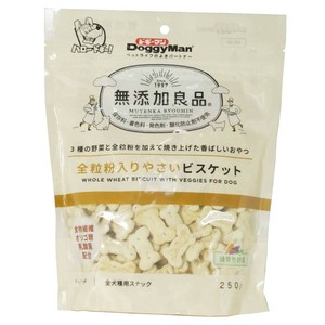 [ドギーマンハヤシ食品営業部]ドギーマン無添加良品全粒粉入りやさいビスケット250g
