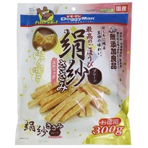 [ドギーマンハヤシ食品営業部]ドギーマン絹紗スティックプレーン300g(100gX3袋)
