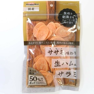 [ドギーマンハヤシ食品営業部]ドギーマンササミを味わう生ハムサラミ70g
