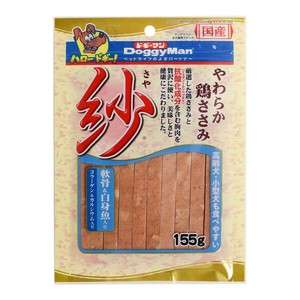 [ドギーマンハヤシ食品営業部]ドギーマン紗軟骨&白身魚入り155g