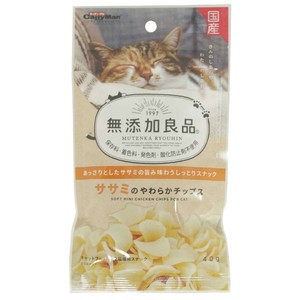 [ドギーマンハヤシ食品営業部]キャティーマン無添加良品ササミのやわらかチップス40g
