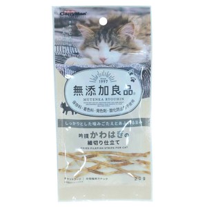 [ドギーマンハヤシ食品営業部]キャティーマン無添加良品吟撰かわはぎの細切り仕立て20g