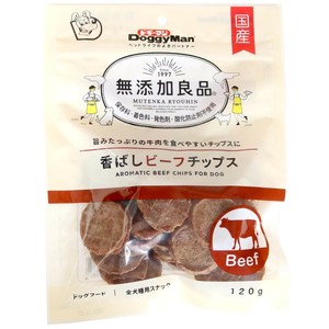 [ドギーマンハヤシ食品営業部]ドギーマン無添加良品香ばしビーフチップス120g