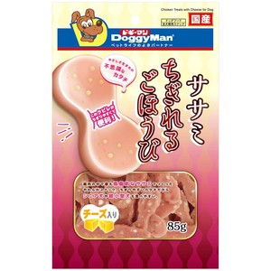 [ドギーマンハヤシ食品営業部]ササミちぎれるごほうびチーズ入り85g
