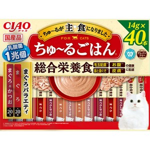 [いなばペットフード]チャオちゅーるごはんまぐろV14g×40P