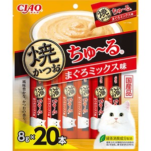 [いなばペットフード]チャオ焼かつおちゅーる鮪ミックス8g×20P