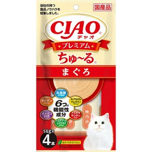 [いなばペットフード]CIAOPちゅーるまぐろ14g×4P