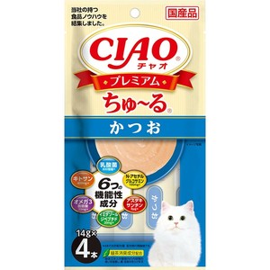 [いなばペットフード]CIAOPちゅーるかつお14g×4P