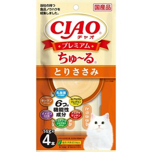 [いなばペットフード]CIAOPちゅーるとりささみ14g×4P