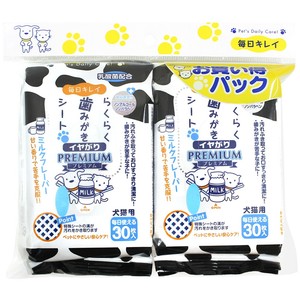 [スーパーキャット]らくらく歯みがきシートイヤがり30枚×2P