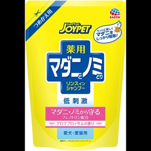 [アース･ペットEBC]ジョイペット薬用マダニとノミとりシャンプーアロマブロッサム詰替430mL