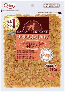 [九州ペットフード]ふりかけお買い得ふりかけ鶏ささみとおいも小粒タイプ230g