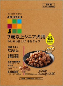 [九州ペットフード]【PRO】AFURERU高齢犬用フード600g