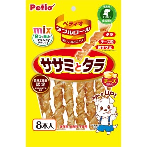 [ペティオ]ペティオダブルロールササミとタラチーズ入り8本入
