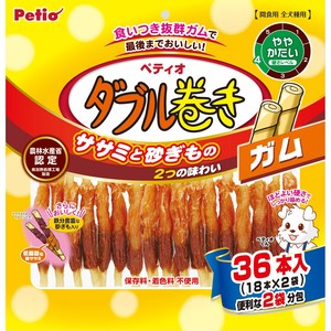 [ペティオ]ペティオダブル巻きガム36本入
