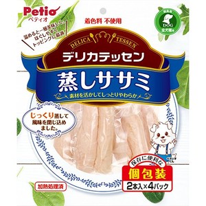 [ペティオ]ペティオデリカテッセン蒸しササミ2本入×4パック
