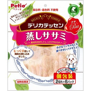[ペティオ]ペティオデリカテッセンプチ蒸しササミ2切れ×6パック