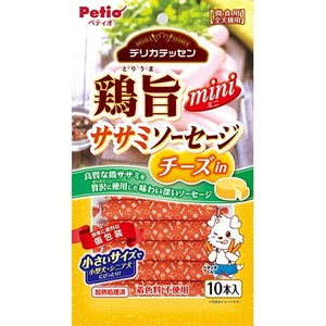 [ペティオ]ペティオデリカテッセン鶏旨ミニササミソーセージチーズin10本入