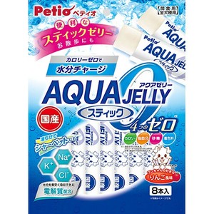 [ペティオ]ペティオアクアゼリー4つのゼロりんご風味スティックタイプ8本入