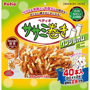 [ペティオ]ペティオササミ巻きペンシルガムミニ40本入