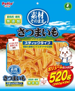 [ペティオ]ペティオ素材そのままさつまいもスティックタイプ520g