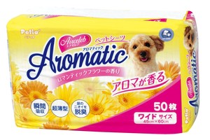 [ペティオ]ペティオエアセレブアロマティックペットシーツワイド50枚