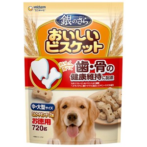 [ユニ･チャーム]銀のさらおいしいビスケット歯･骨の健康中･大型サイズ720g