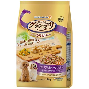 [ユニ･チャーム]成犬用彩リ野菜入りセレクトビーフ･緑黄色野菜･ささみ･小魚入り1.6kg