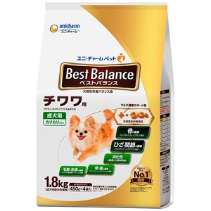 [ユニ･チャーム]ベストバランスカリカリ仕立てチワワ用1.8kg