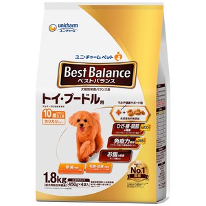 [ユニ･チャーム]ベストバランスカリカリ仕立てトイ･プードル用10歳以上用1.8kg