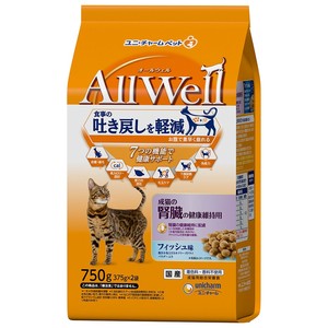 [ユニ･チャーム]成猫腎臓健康維持用フィッシュ味挽き小魚とささみフリーズドライパウダー入り750g