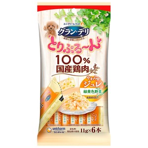 [ユニ･チャーム]グラン･デリとりぷるーんジュレ緑黄色野菜11g×6本