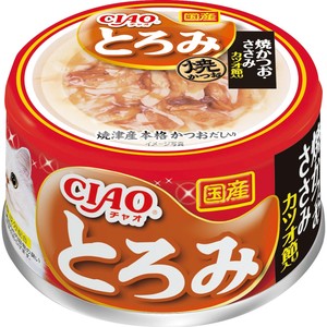 [いなばペットフード]CIAOとろみ焼かつお･ささみカツオ節入り80g